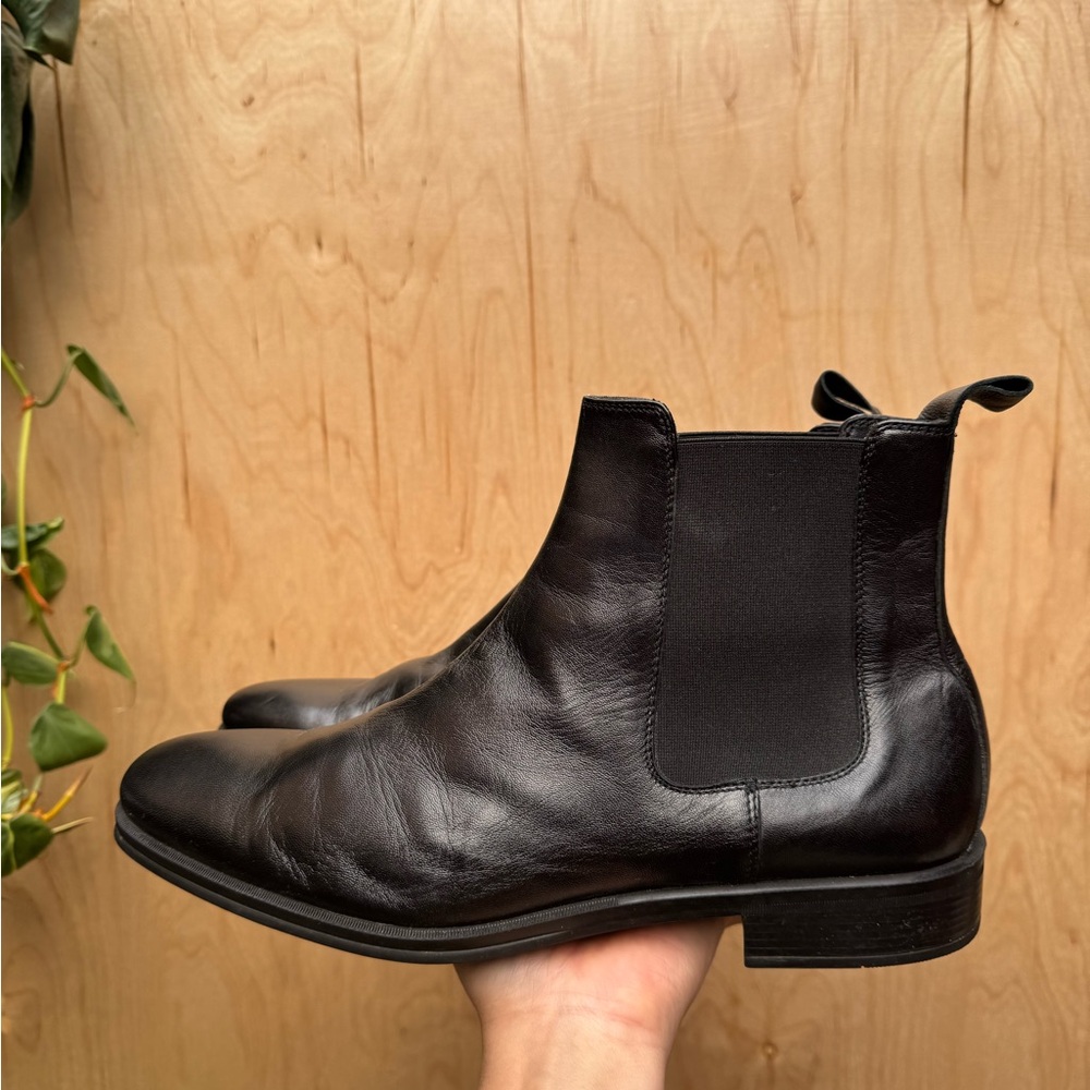 BROLETTO Leather Men's Chelsea Boots Black 10 - Picture 6 of 9